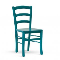 Jedálenská stolička PAYSANE modrá