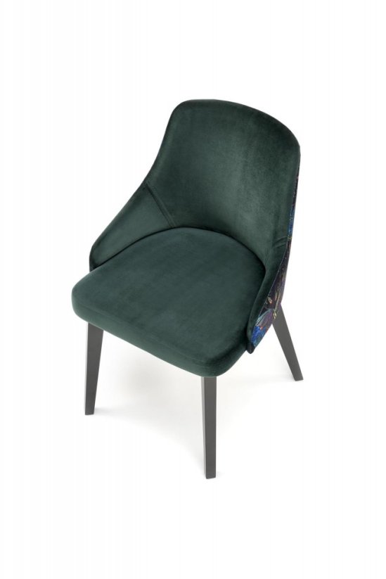 Jedálenská stolička ENDO velvet zelená