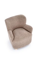 Čalúnené relaxačné kreslo CLAUDIO cappuccino