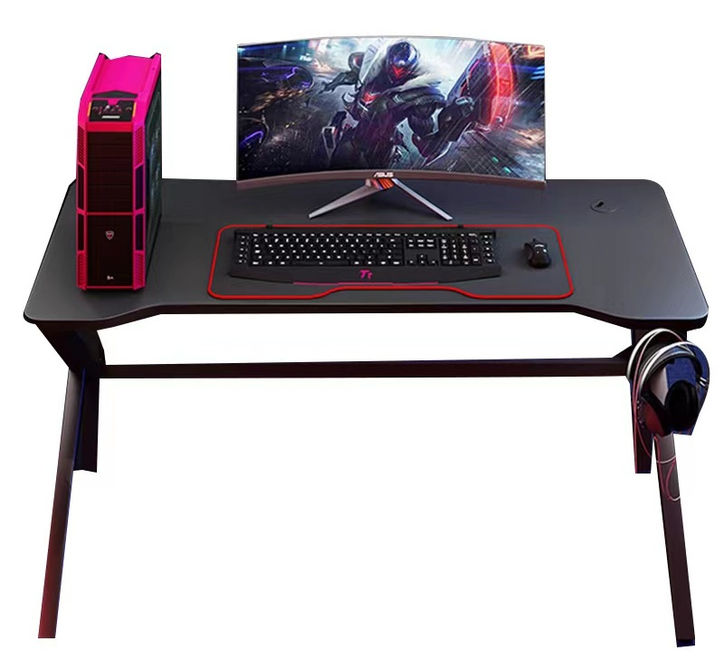 Herný PC stôl GAMER 1 čierny/červený