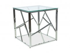 Konferenční stolek ESCADA B stříbrný