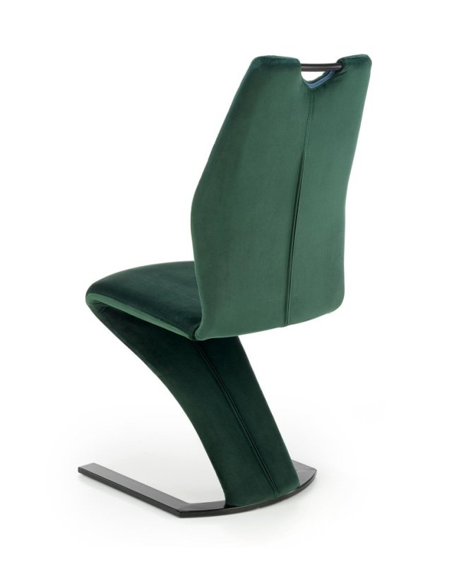 Jedálenská stolička K442 tmavo zelená