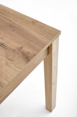 Rozkladací jedálenský stôl MAURYCY 118(158)x75 dub craft