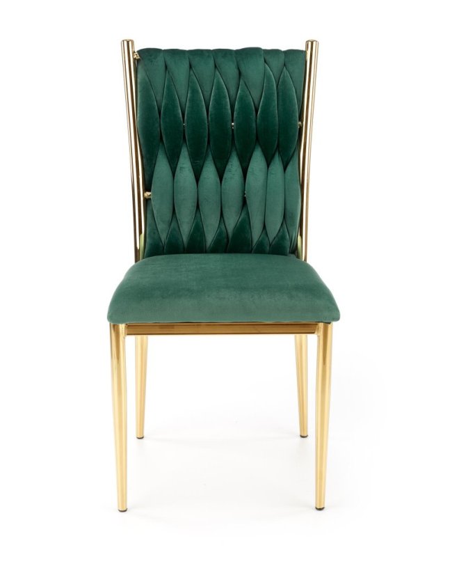 Jedálenská stolička K436 tmavo zelená