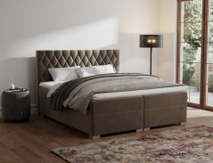 Kontinentální Boxspring postel GEMINI 120x200 výběr z barev