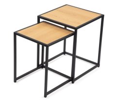 Konferenční stolek DUETTA - sada 2 ks přírodní