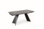 Rozkladací jedálenský stôl ARMANI 165(241)x90 čierny mramor/čierna
