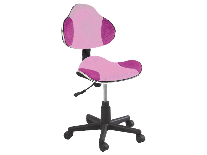 Detská otočná stolička G2 ružová