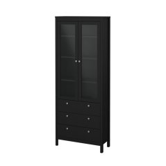 Vitrína Real 666 čierna