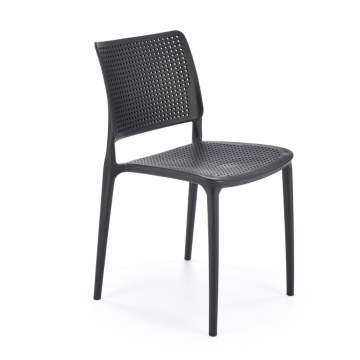 Stolička plastová - Farba - Čierna