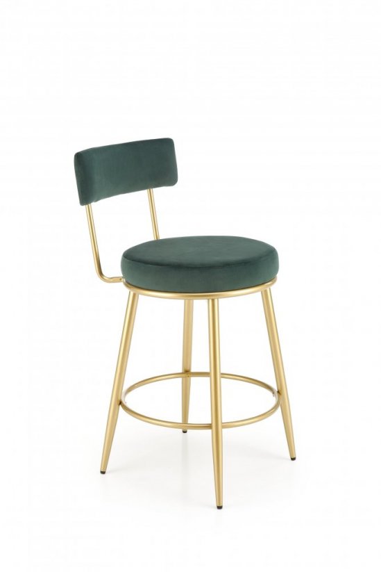 Barová stolička H115 zelená