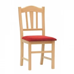 Jídelní židle SILVANA s čalouněným sedákem - výběr z odstínů
