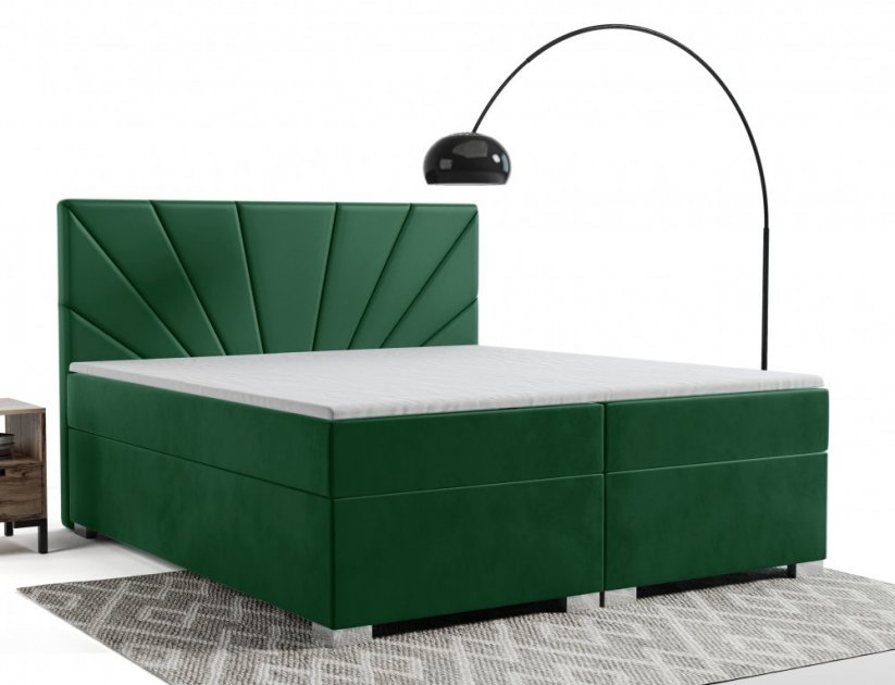 Kontinentálna Boxspring posteľ MENSA 180x200 výber z farieb