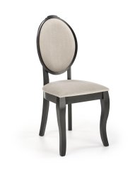 Jedálenská stolička VELO čierna/béžová