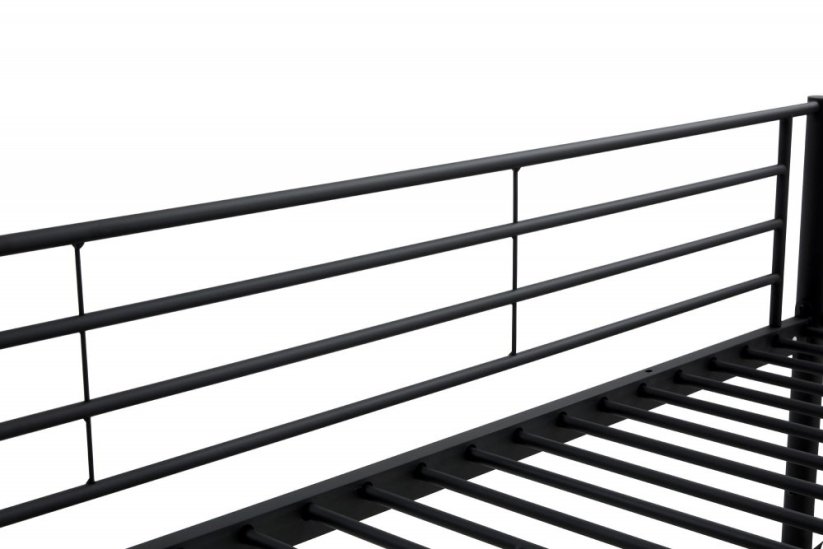 Patrová postel BUNKY s možností dvou samostatných postelí - černá