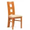 Jídelní židle VICTOR s čalouněným sedákem - výběr z odstínů
