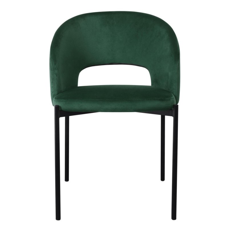 Jedálenská stolička / kreslo K455 tmavo zelená