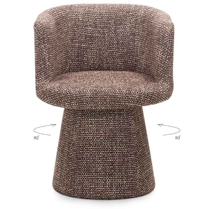 Čalouněné křeslo OTAKAR hnědé