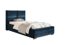 Čalouněná postel BED 3 90x200 modrá