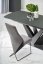 Rozkládací jídelní stůl PATRIZIO 160(200)x90 tmavě šedý/černý