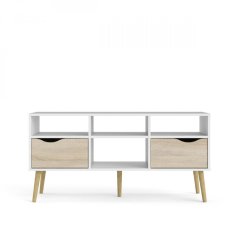 TV stolík Retro 391 biela/dub sonoma