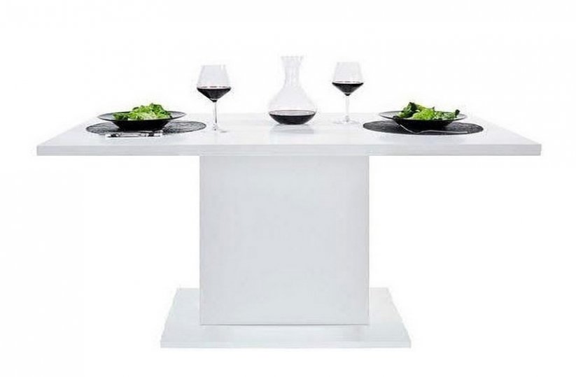 Jedálenský stôl ANITA 2 160x80 biely
