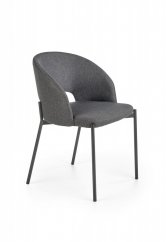 Jedálenská stolička / kreslo K373 sivá
