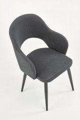 Jedálenská stolička / kreslo K364 sivá