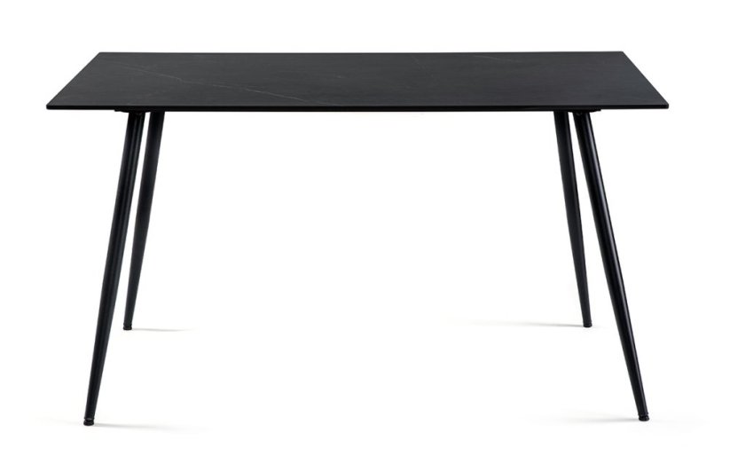 Jedálenský stôl CERAMON 140x80 čierna