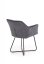 Jídelní židle / křeslo K377 šedé