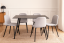 Jedálenský stôl CERAMON 120x80 čierny