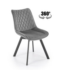 Jedálenská stolička K520 sivá