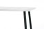 Jídelní stůl MARCO 120x70 bílý mramor/černý