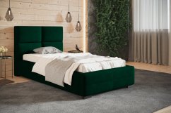 Čalouněná postel BED 3 90x200 zelená