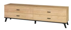 TV stolík Jocker R6 dub lefkas/čierna