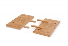 Dosky na predĺženie 2 ks MASSIVE 45x90 svetlý dub/čierna