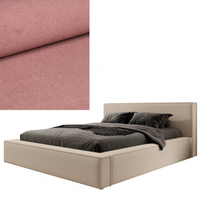 Čalouněná postel ASTURIA 160x200 výběr z barev - Výběr potahové látky (MD): KRONOS_29