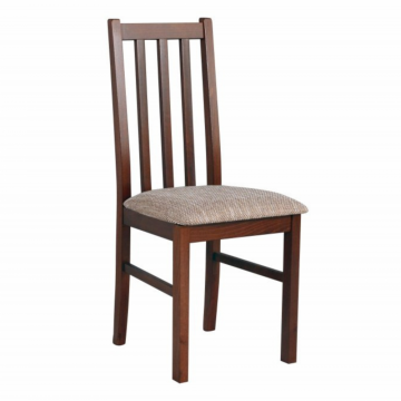 Židle s čalouněným sedákem - Barva - béžová
