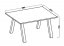 Jedálenský stôl KOLINA čierna/lancelot 138x67