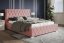 Čalouněná postel BED 4 120x200 růžová