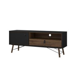 TV stolek Rain 130 černý MAT/ořech