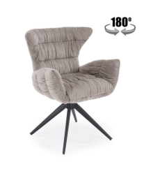 Jedálenská stolička K595 sivá / čierna