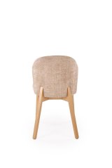Jídelní židle BASSO dub přírodní/béžová