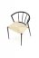 Jídelní židle K515 přírodní/černá