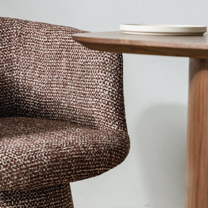 Čalouněné křeslo OTAKAR hnědé