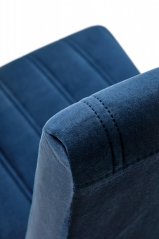 Jídelní židle DIEGO 2 velvet modrá