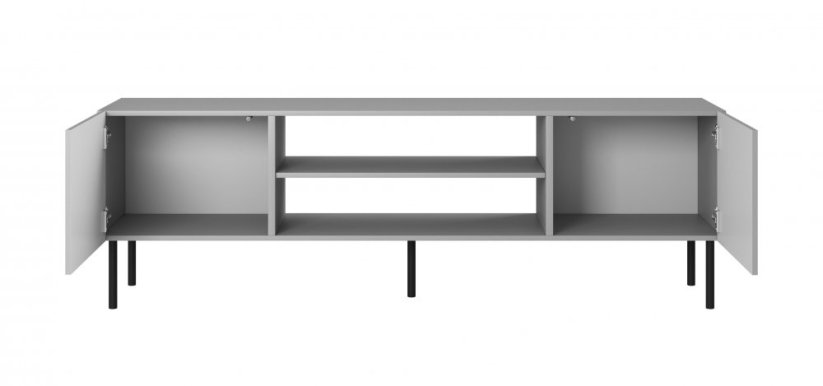 Televizní stolek ASENSIO světle šedý