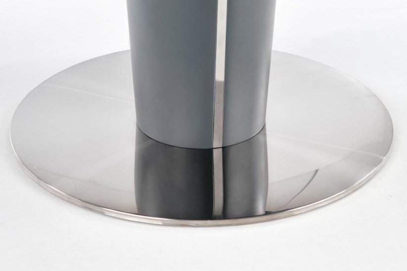Rozkladací jedálenský stôl RICARDO 120(160)x120 sivý