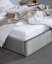 Čalouněná postel ANDREA šedá/kovový rám 160x200