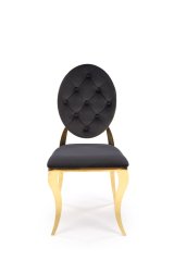 Jedálenská stolička K556 čierna/zlatá